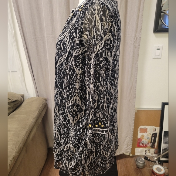 INC Blouse Tunic Top nwot - Picture 6 of 7